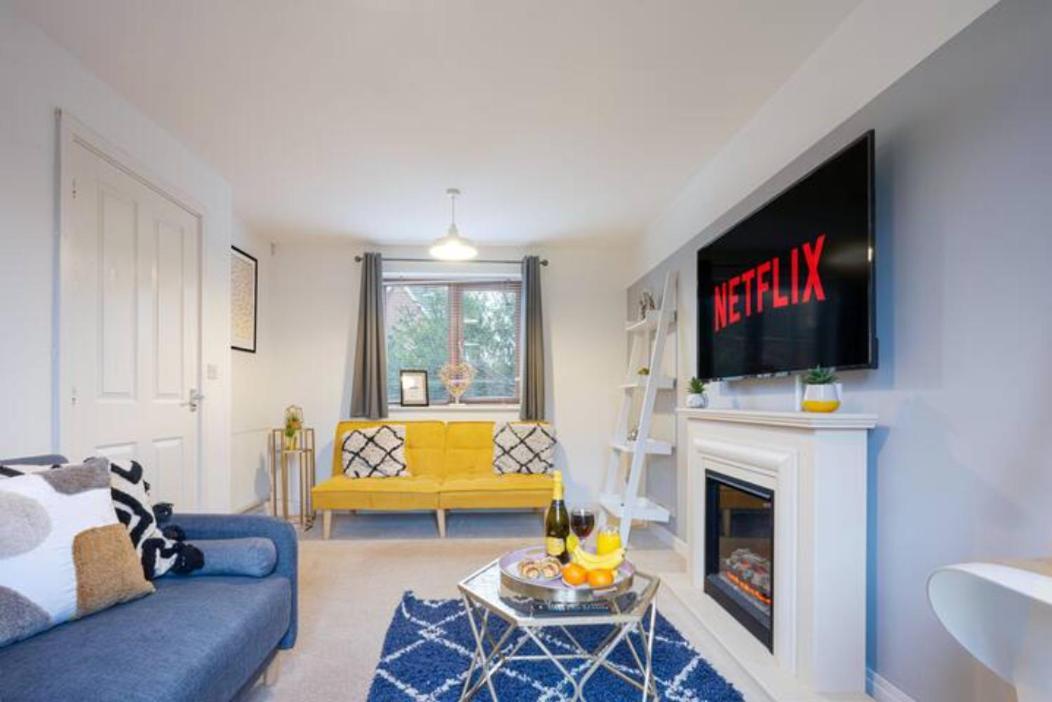 Broughton House With Free Parking, Balcony, Fast Wifi And Smart Tv With Netflix By Yoko Property Milton Keynes Eksteriør billede